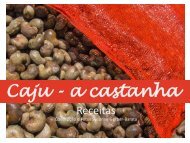 Receitas com a castanha do caju