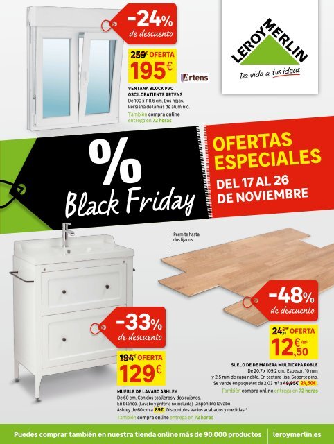 Folleto LEROY MERLIN BLACK FRIDAY hasta 26 de Noviembre 2017