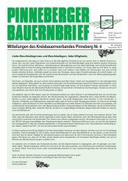 Mitteilungen des Kreisbauernverbandes Pinneberg Nr. 4