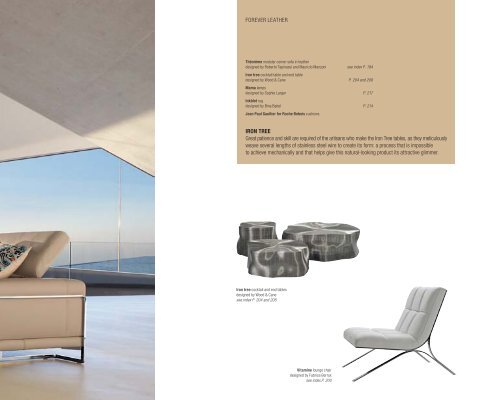 Catálogo de Sofás Diseño Roche Bobois 2017