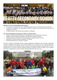 Internationalisation Programme