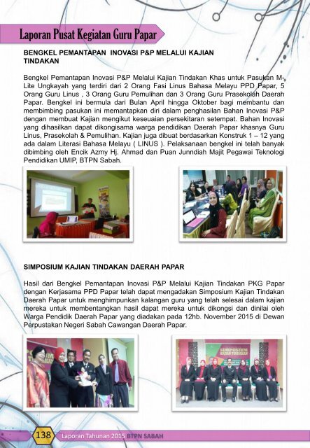 LAPORAN TAHUNAN 2015