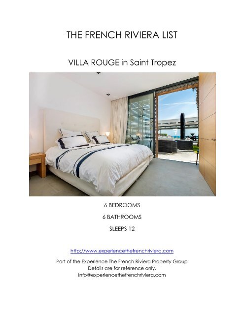 Villa Rouge - Saint Tropez