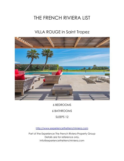 Villa Rouge - Saint Tropez