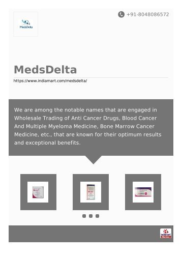 Medsdelta : Cancer Medicine Wholesale , Hepatitis Drugs Supplier