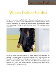Winter Fashion Outfits