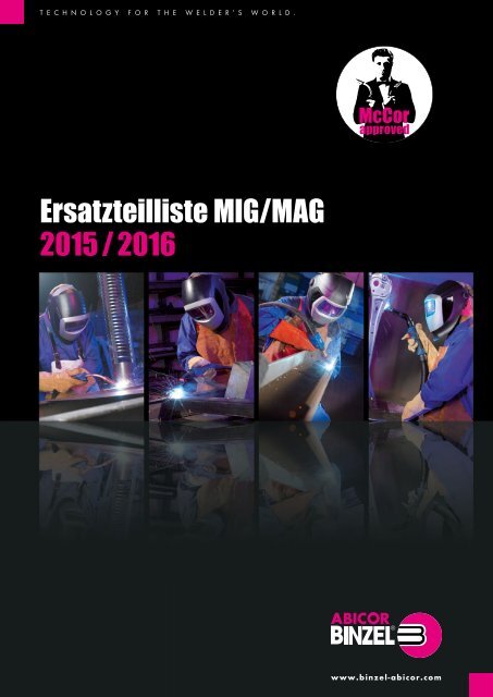  MIG/MAG Ersatzteilliste 15/16