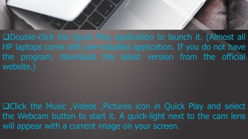 How to Use the HP Laptop Webcam