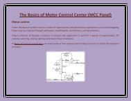 The Basics of Motor Control Center (MCC Panel)