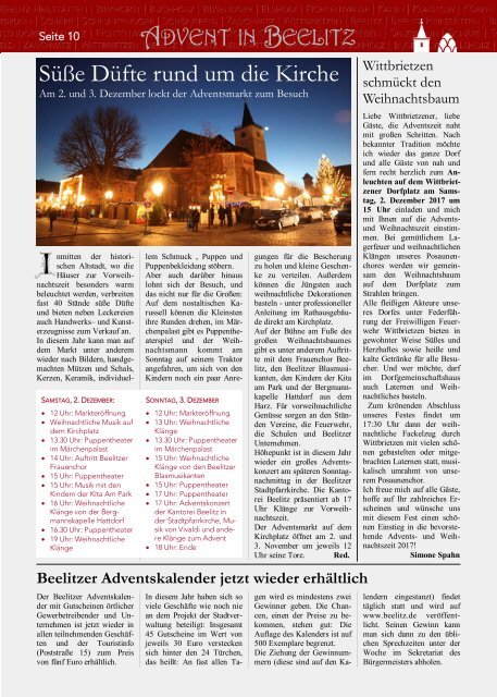 Beelitzer Nachrichten - November 2017