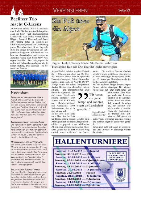 Beelitzer Nachrichten - November 2017