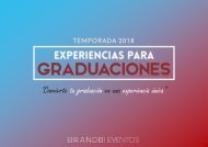 Dossier Graduaciones 2018 - Brandbi Eventos