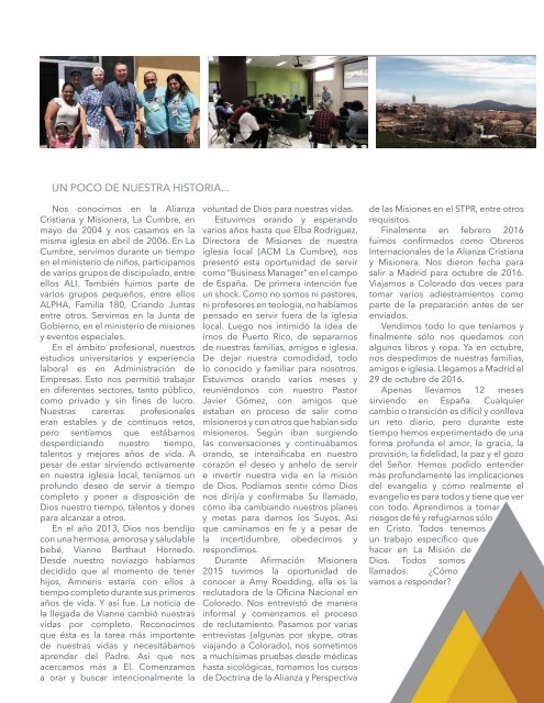COMPRUEBA - Revista SOMOS Vol. 1 No. 2