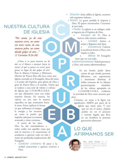COMPRUEBA - Revista SOMOS Vol. 1 No. 2