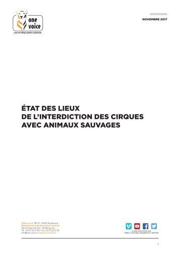 État des lieux de l'interdiction des cirques avec animaux sauvages