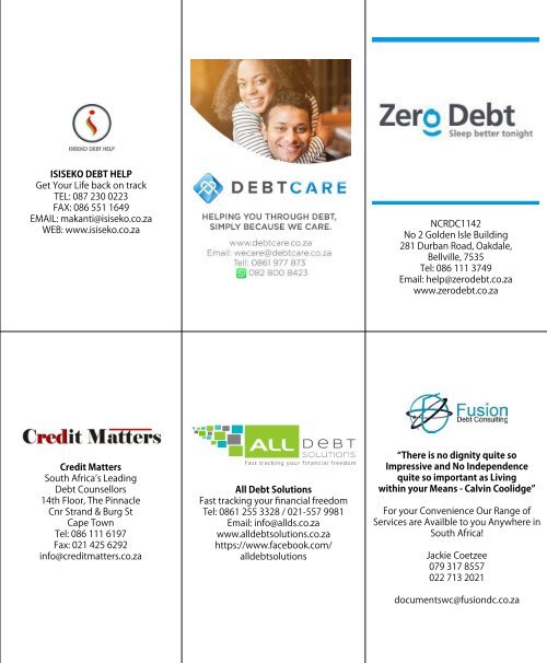 Debtfree Magazine November 2017