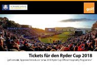 golf.extra Ryder Cup tickets