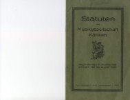 MGK Statuten 1925 Druck 1925