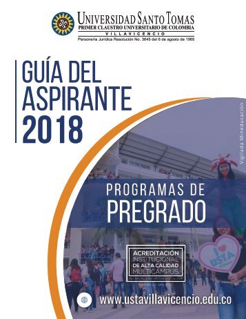 Guía del Aspirante 2018