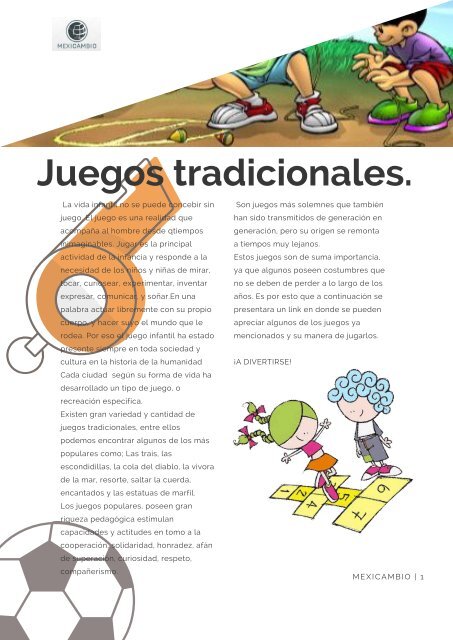 Juegos tradicionales.