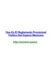 QUE ES EL REGLAMENTO PROVISIONAL POLITICO DEL IMPERIO MEXICANO