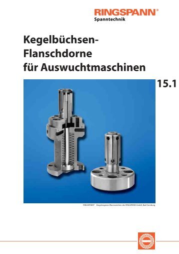 15.1 Kegelbüchsen- Flanschdorne für ... - RINGSPANN