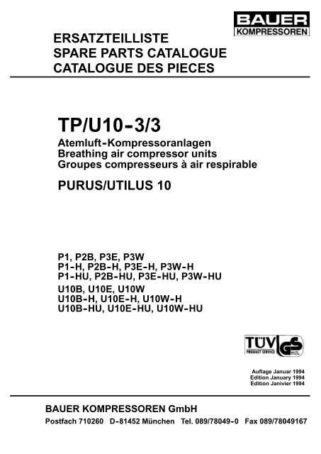 TP/U10--3/3 - Bauer Kompressoren