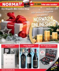 Norma24 Bestellmagazin / Dezember 2017