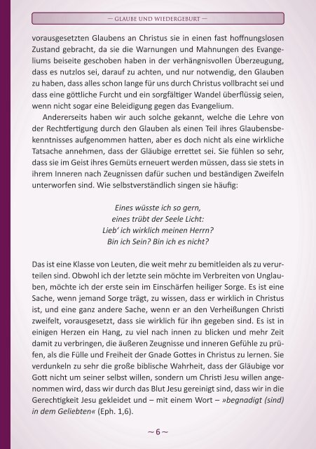 Glaube und Wiedergeburt – C. H. Spurgeon