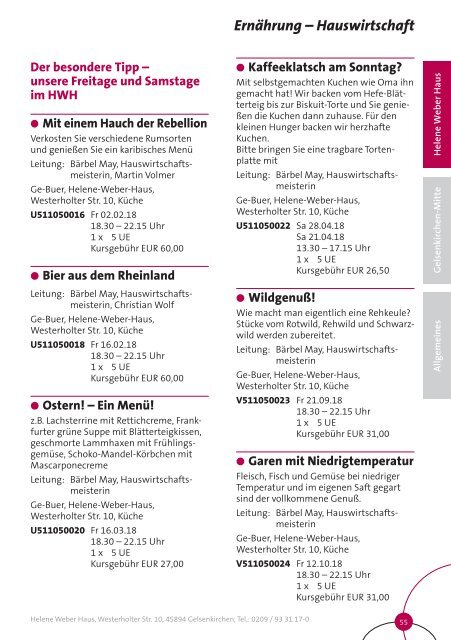 Gelsenkirchen @KEFB Bistum Essen Programm 2018