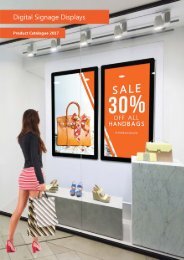 Digital Signage Brochure 2017