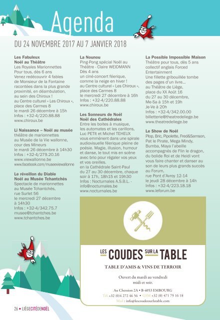 Brochure Cité de Noël 2017