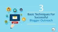 Techniques For A Successful Blogger Outreach