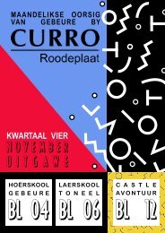 CURRO NOVEMBER - AFRIKAANS