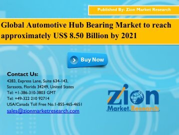 Automotive Hub Bearing Market