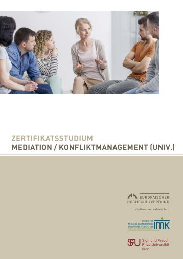 Zertifikatsstudium Mediation