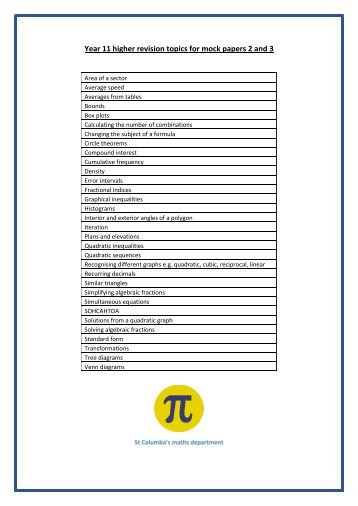 sheet 2017 formula exam p Final MATH Exam 101 for Revision