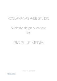 Proposal - Big Blue Media
