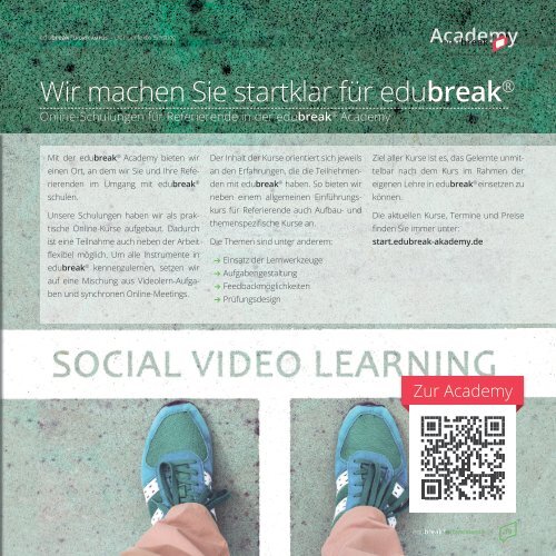 edubreak®SPORTCAMPUS Produktkatalog