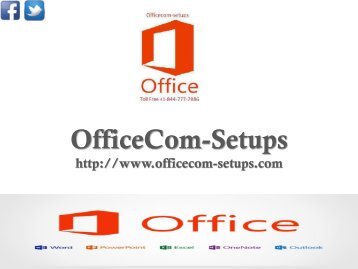 1~844~777~7886  www.office.com/setup