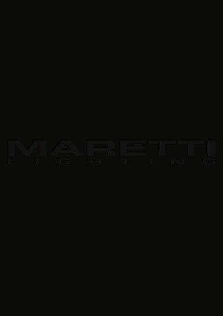 Maretti Lighting catalogue