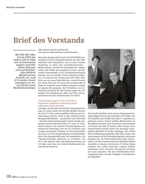Geschäftsbericht 2007/08 - Wiener Börse