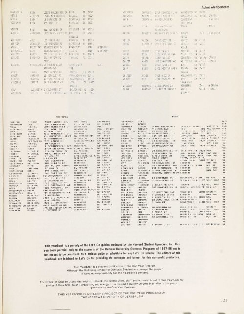 1987-1988 Rothberg Yearbook