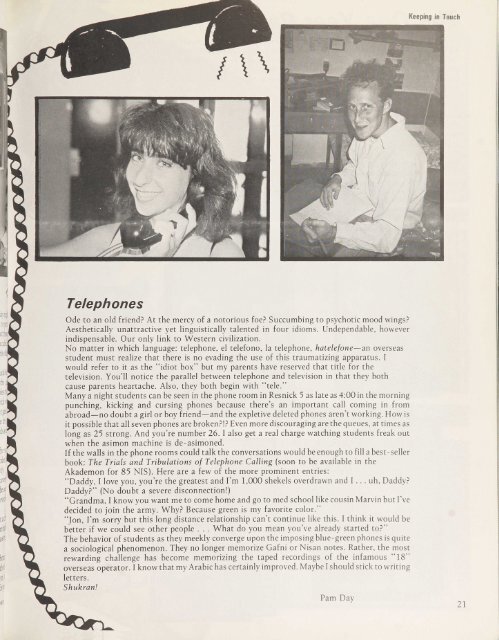 1987-1988 Rothberg Yearbook