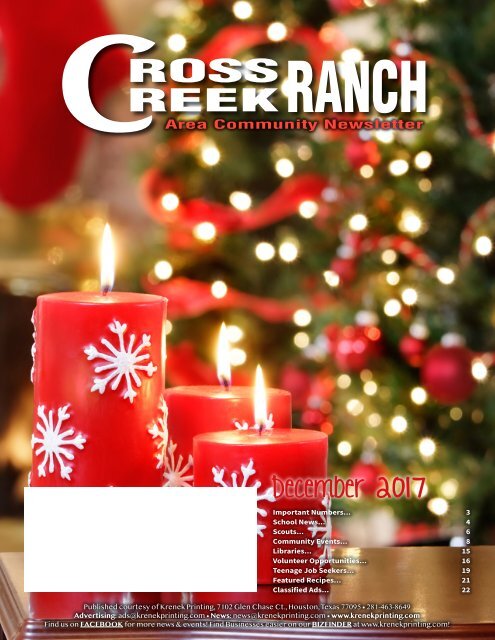 Cross Creek Ranch December 2017