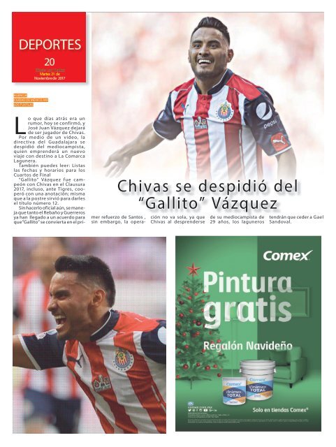 edición de diario los tuxtlas del 21 de noviembre de 2017