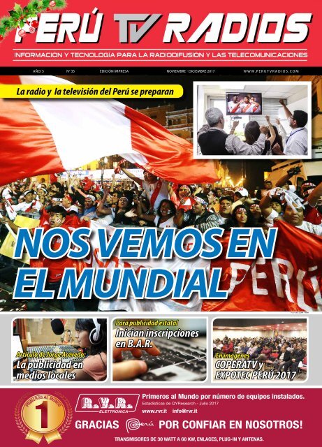 REVISTA PERÚ TV RADIOS NOV - DIC 2017