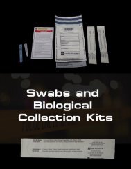 Forensic Kits & DNA Collection