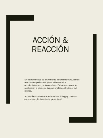 accion y reaccion.