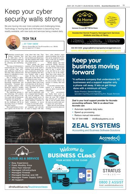 Bay of Plenty Business News November/December 2017